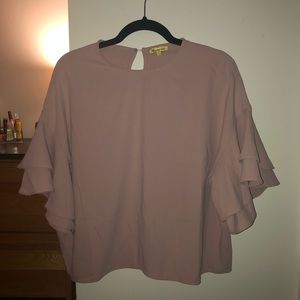 Layered bell sleeve Blouse